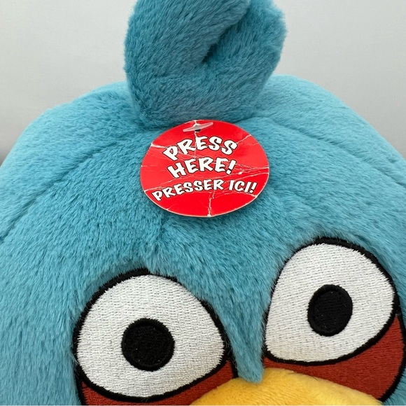 Angry Birds Blue Bird Jim Jay Plush Toy 8” No Sound 2010 Commonwealth - Picture 2 of 9